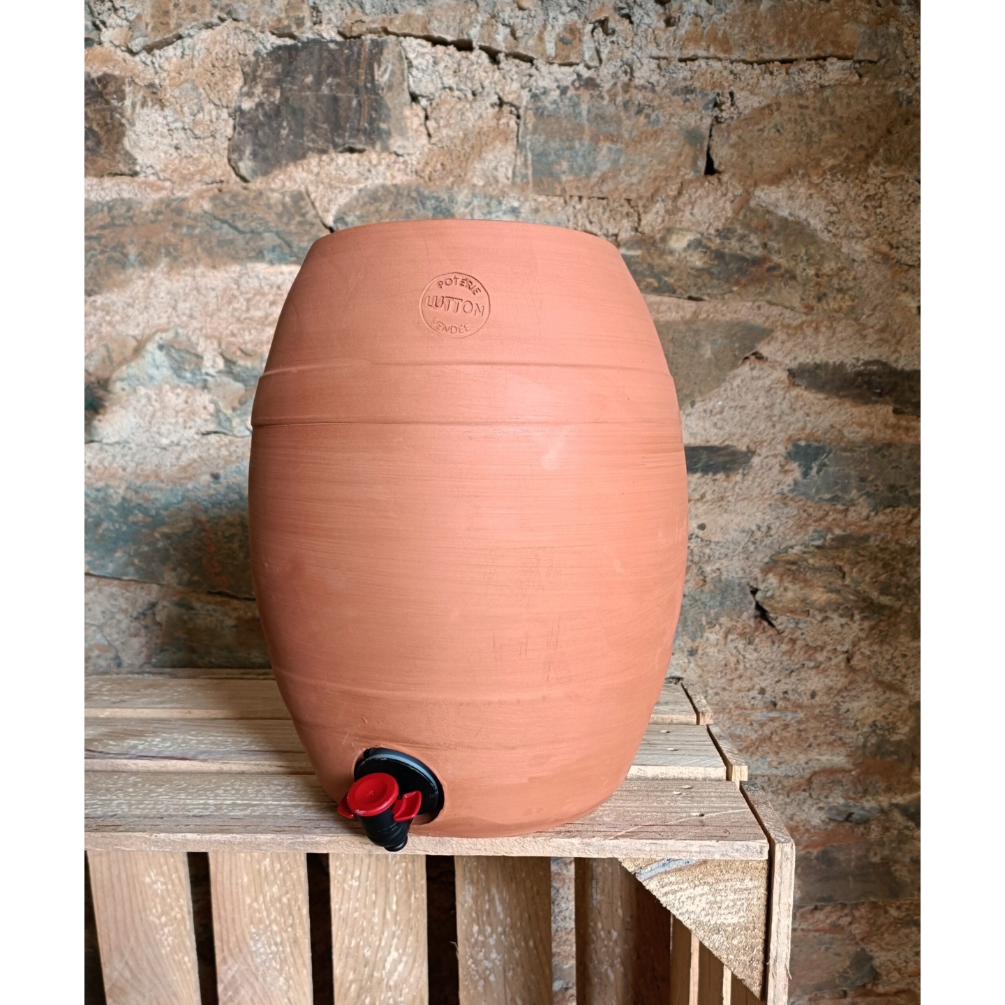 Tonneau à BIB en Poterie – Artisanale Française pour vos boissons