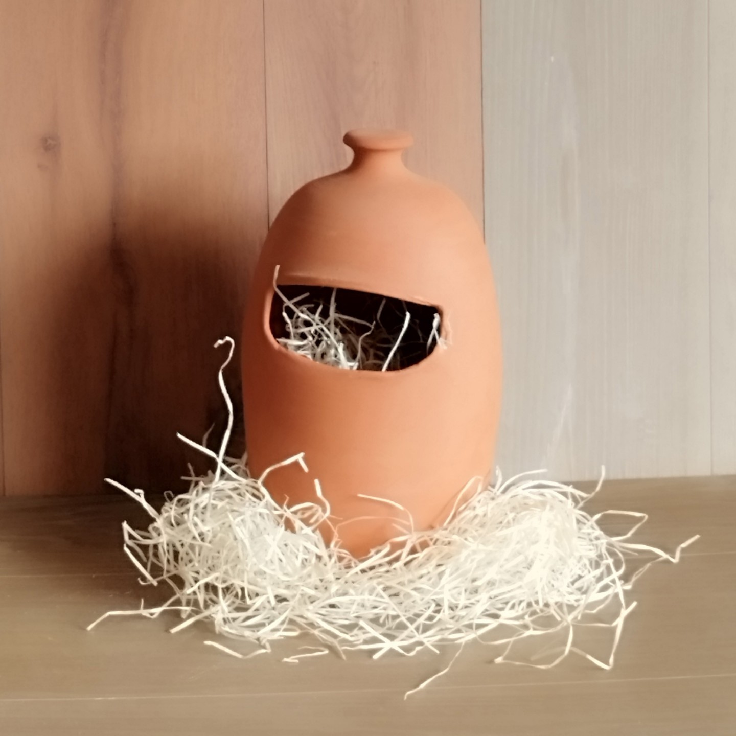 Nichoirs Artisanaux en Poterie | Abri Décoratif et Écologique pour Oiseaux