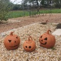 Citrouilles en Poterie Artisanales - Édition Limitée pour Halloween