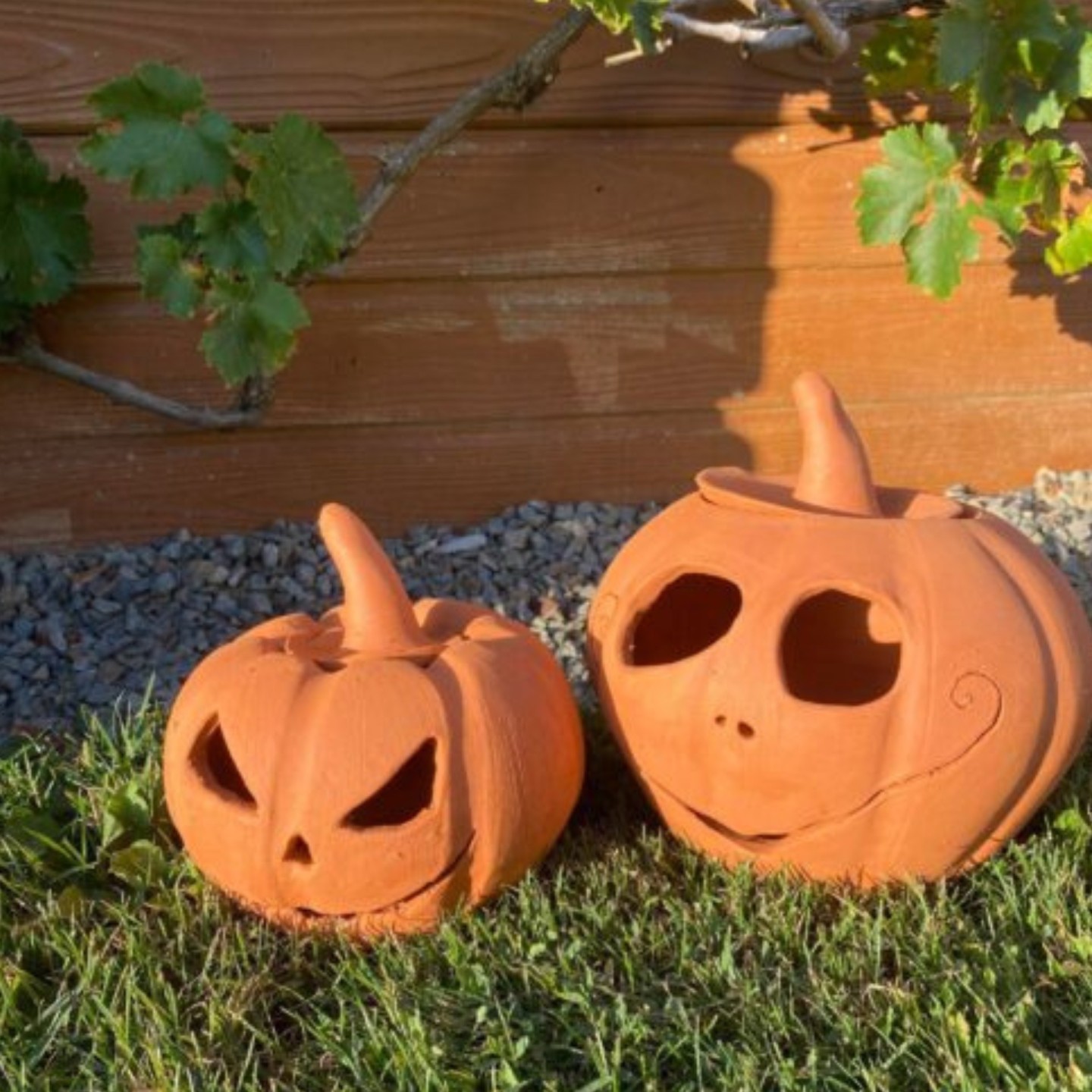 Citrouilles en Poterie Artisanales - Édition Limitée pour Halloween