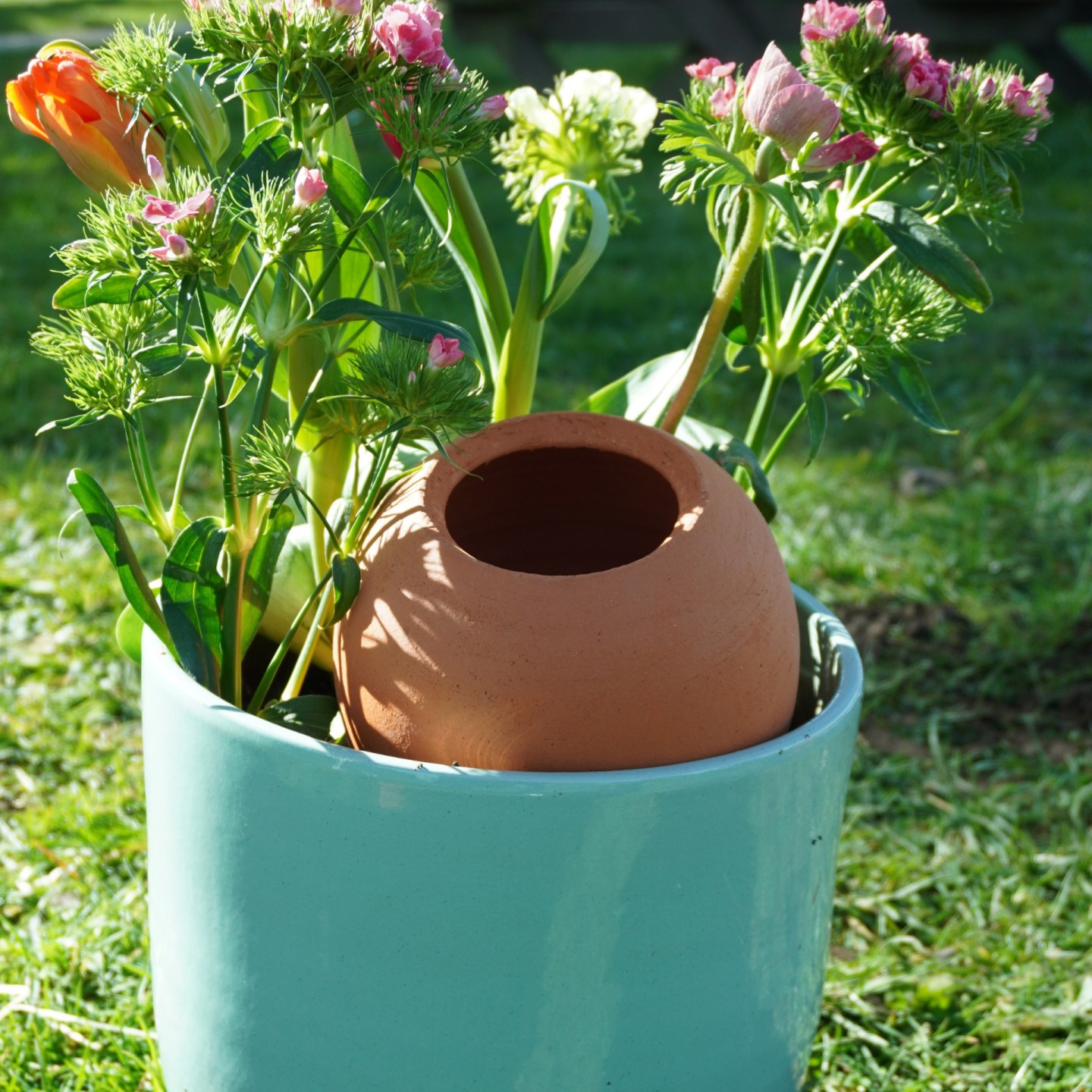 Ollas à Planter Large 1L Nature – Arrosage Autonome Écologique pour Plantes d'Intérieur | Poterie Lutton
