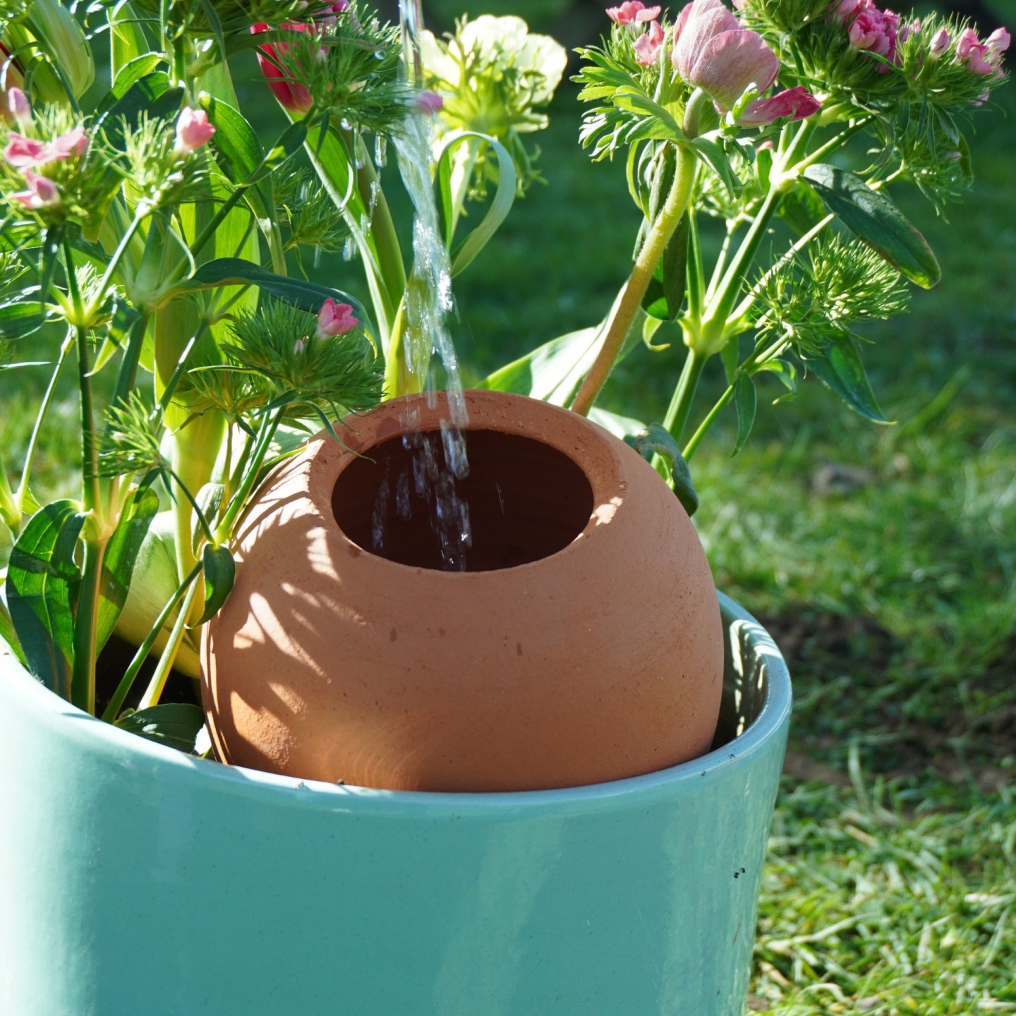 Ollas à Planter Large 1L Nature – Arrosage Autonome Écologique pour Plantes d'Intérieur | Poterie Lutton