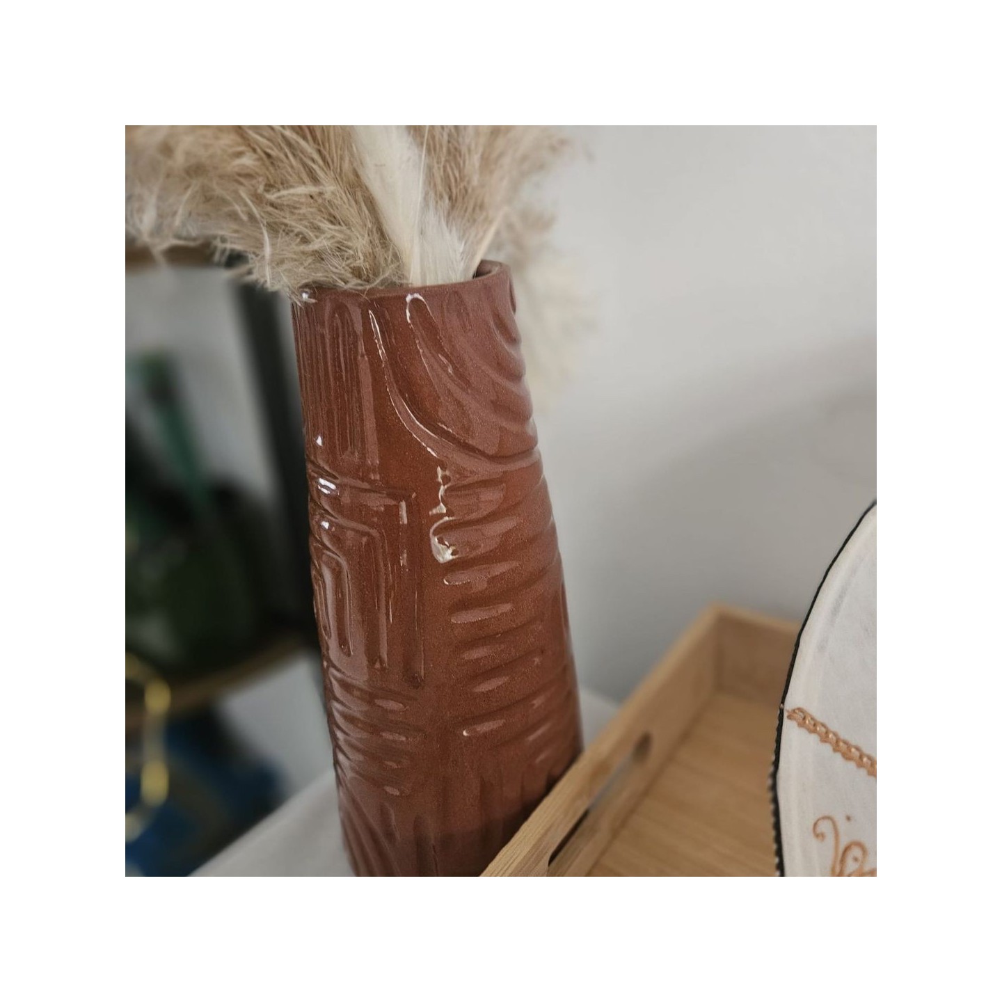 Vase Ariane – Poterie Artisanale Inspirée de la Grèce Antique | Décoration Moderne