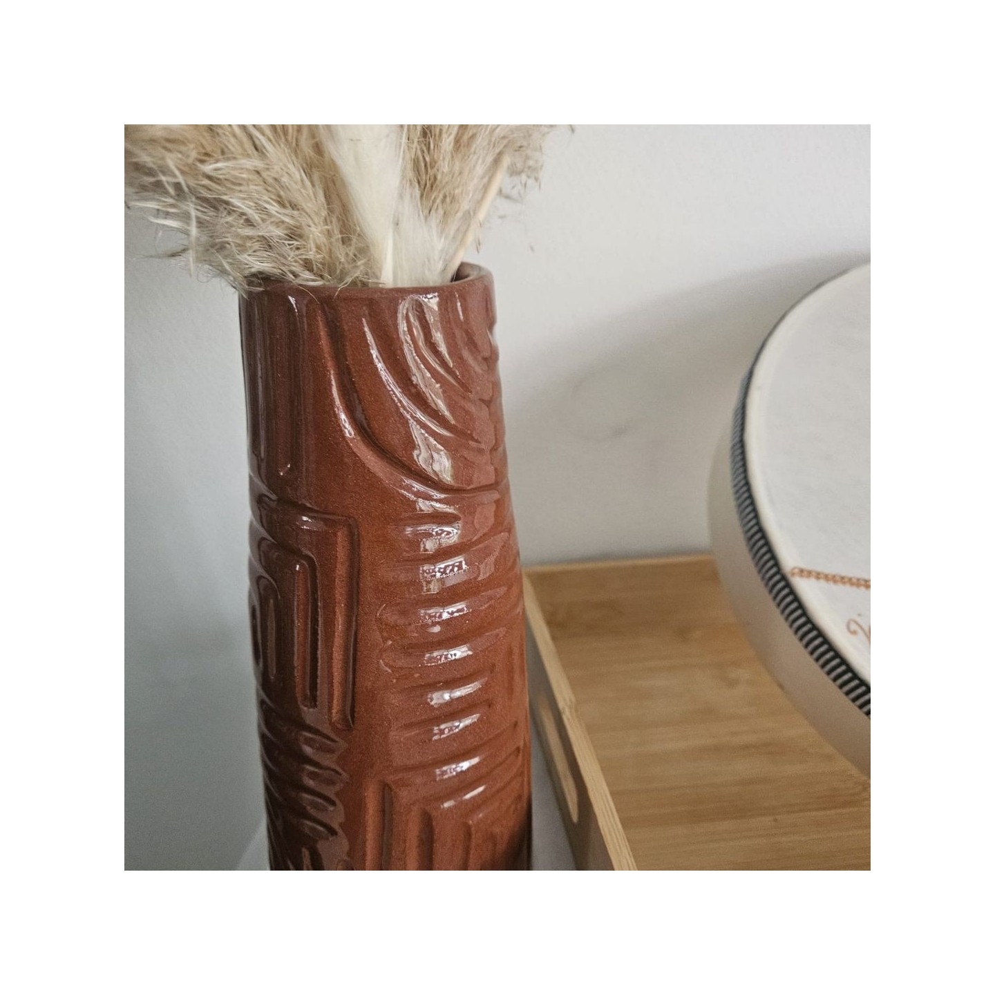 Vase Ariane – Poterie Artisanale Inspirée de la Grèce Antique | Décoration Moderne