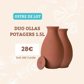 Duo ollas potagers 1.5L