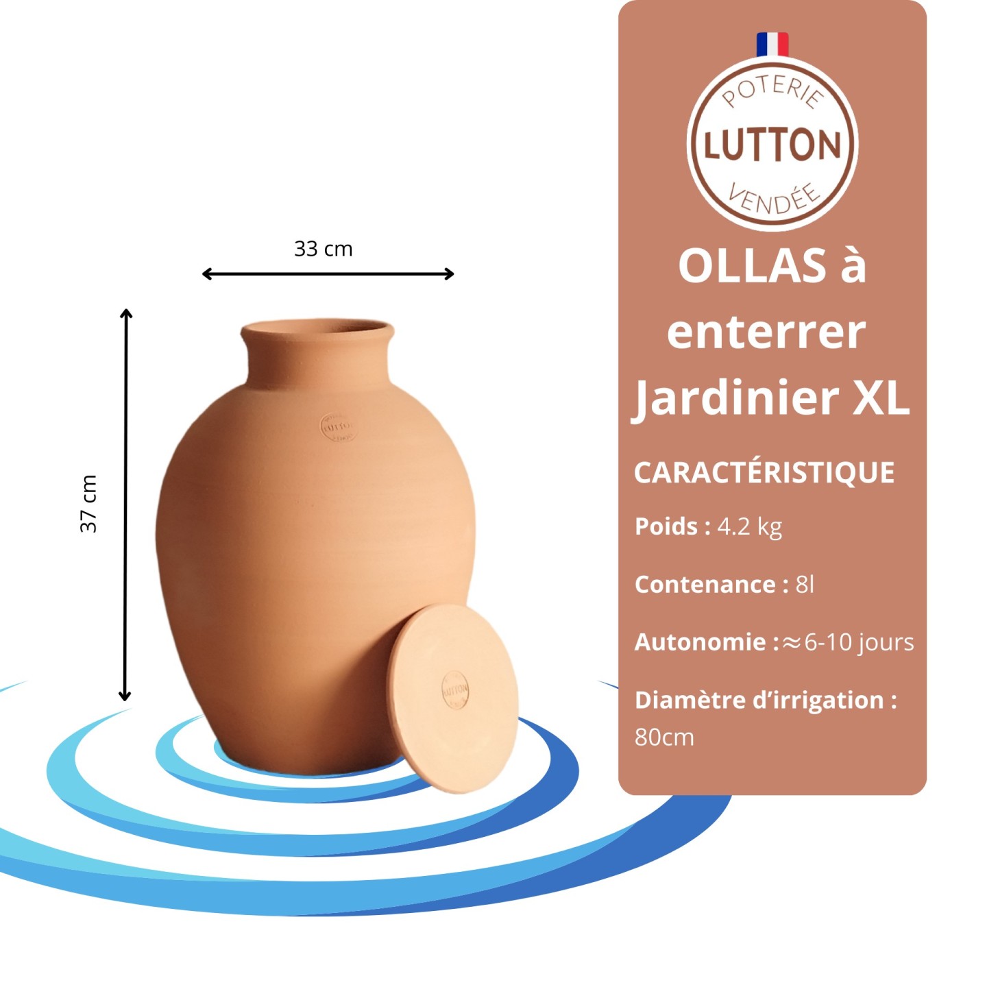 Optez pour un duo d’ollas 8L et faites des économies sur votre arrosage écologique !