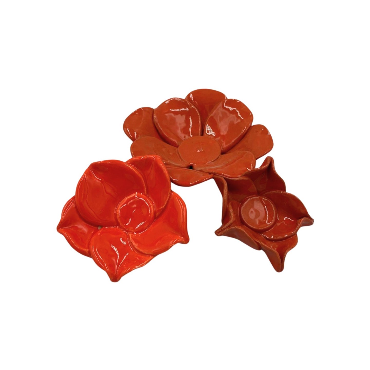 Fleur de décoration en céramique