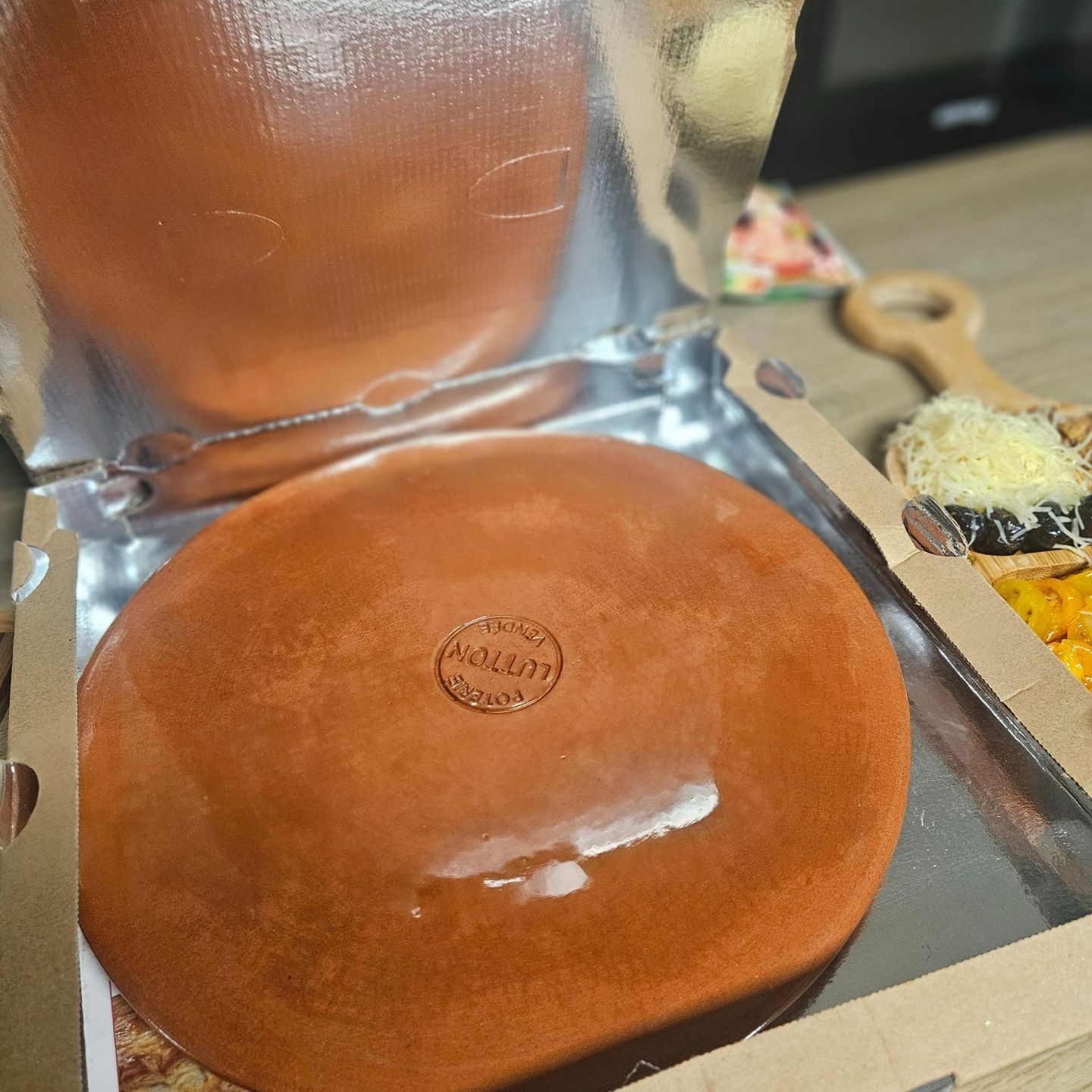 Pierre à Four Artisanale en Céramique -Refractaire