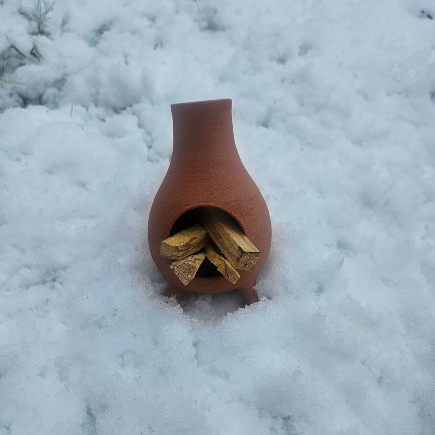 Brûleur d’encens cheminée – Terre cuite artisanale