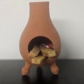 Brûleur d’encens cheminée – Terre cuite artisanale