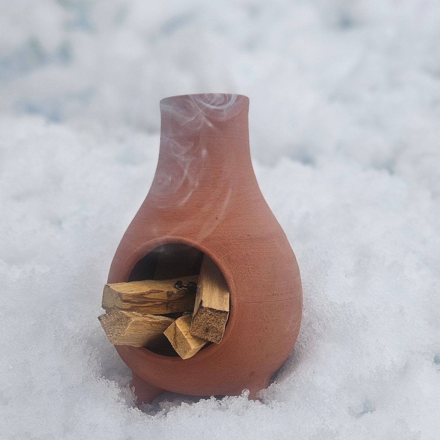 Brûleur d’encens cheminée – Terre cuite artisanale