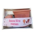 Coffret Fête des Mères Pot Terracotta + Mini Olla 25 cl – Cadeau jardinage