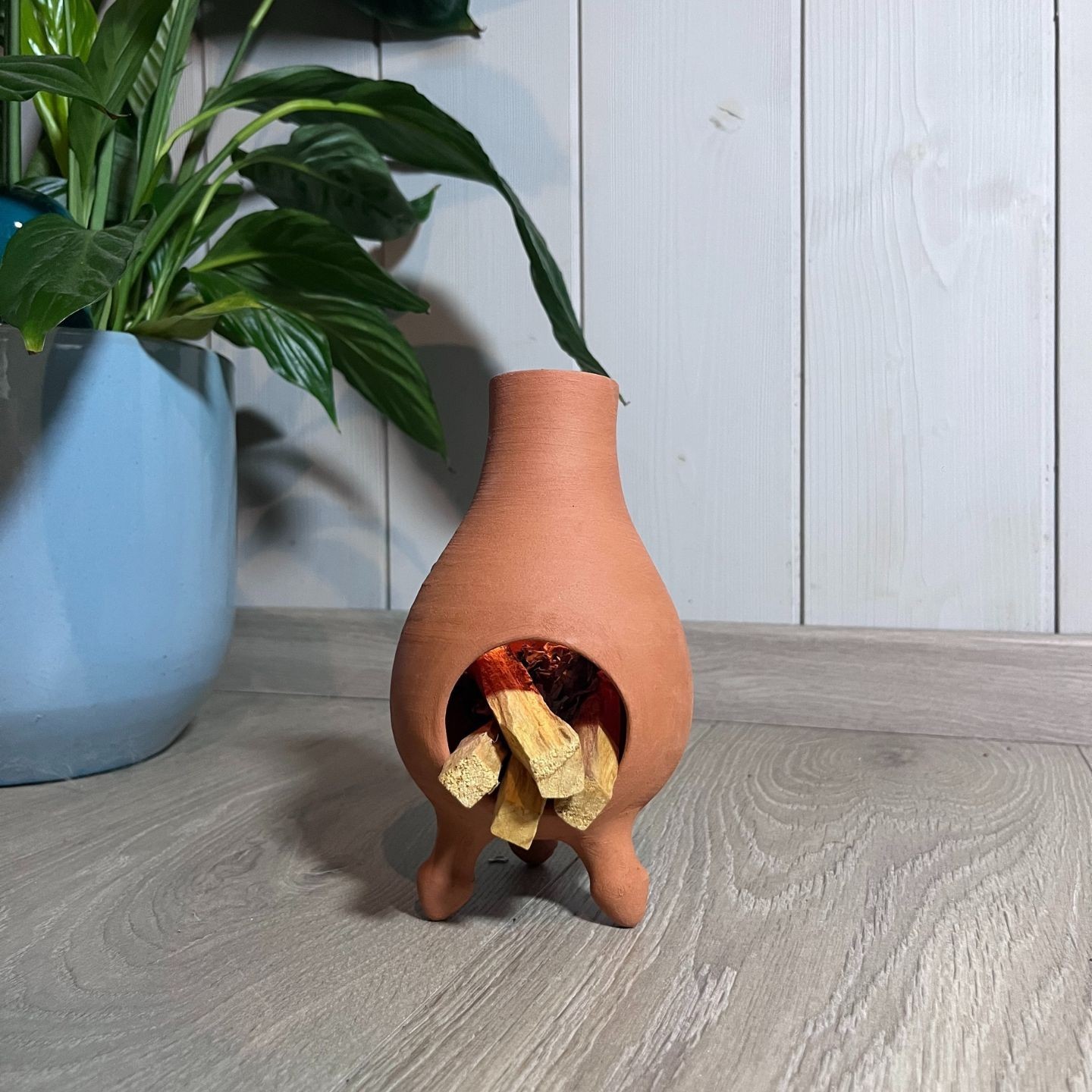 Brûleur d’encens cheminée – Terre cuite artisanale