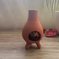 Brûleur d’encens cheminée – Terre cuite artisanale