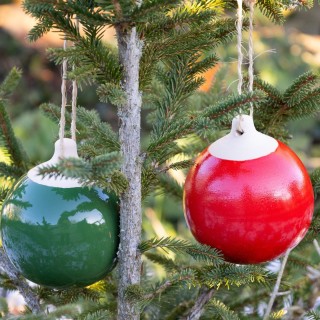 Traditional Christmas Tree Bauble Set – Made in France