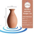 Triple Ollas Potager 1,5 L à Enterrer – Cône à planter offert – Économisez jusqu’à 70 % d’eau