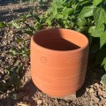 Pot Tradition à Rayures en Terre Cuite | Fabrication Française | Poterie Lutton