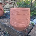 Pot Tradition à Rayures en Terre Cuite | Fabrication Française | Poterie Lutton