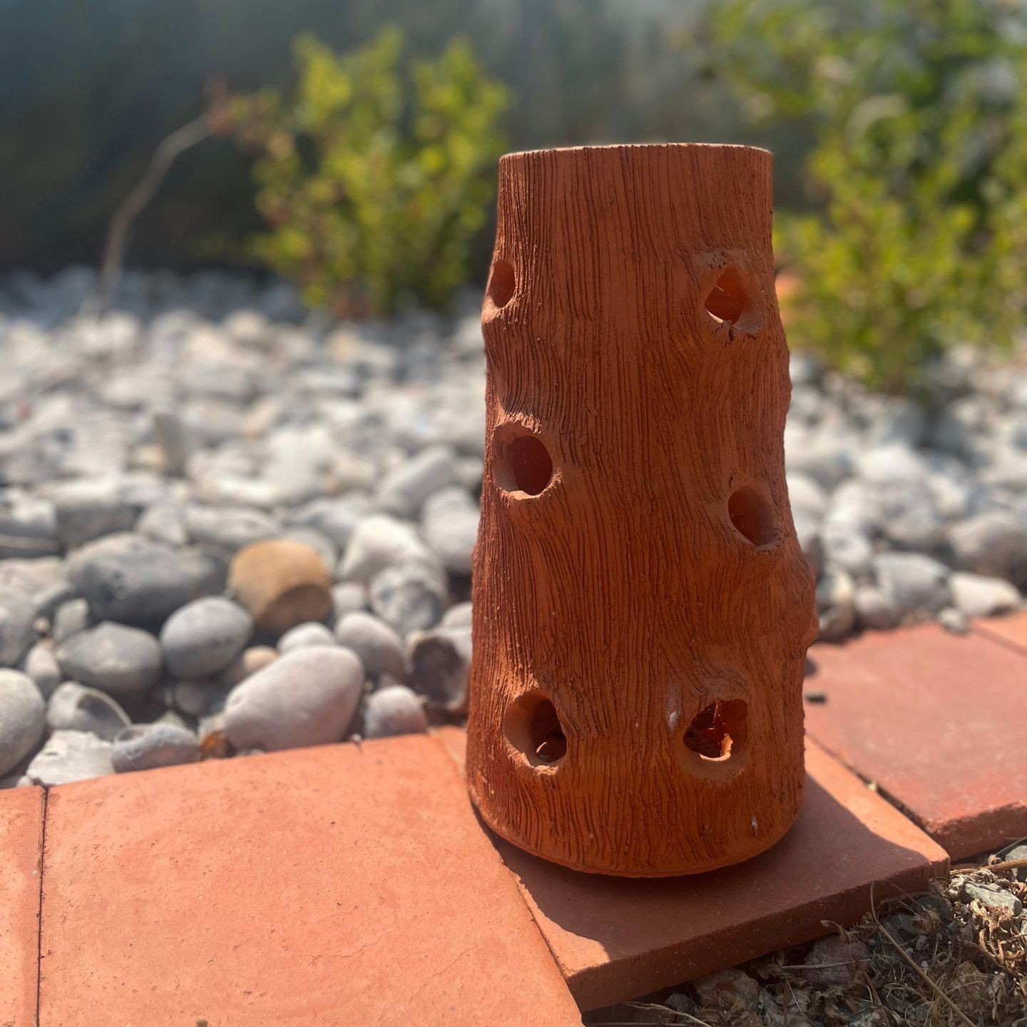 Poterie Tronc d'Arbre | Terre Cuite Artisanale | Poterie Lutton
